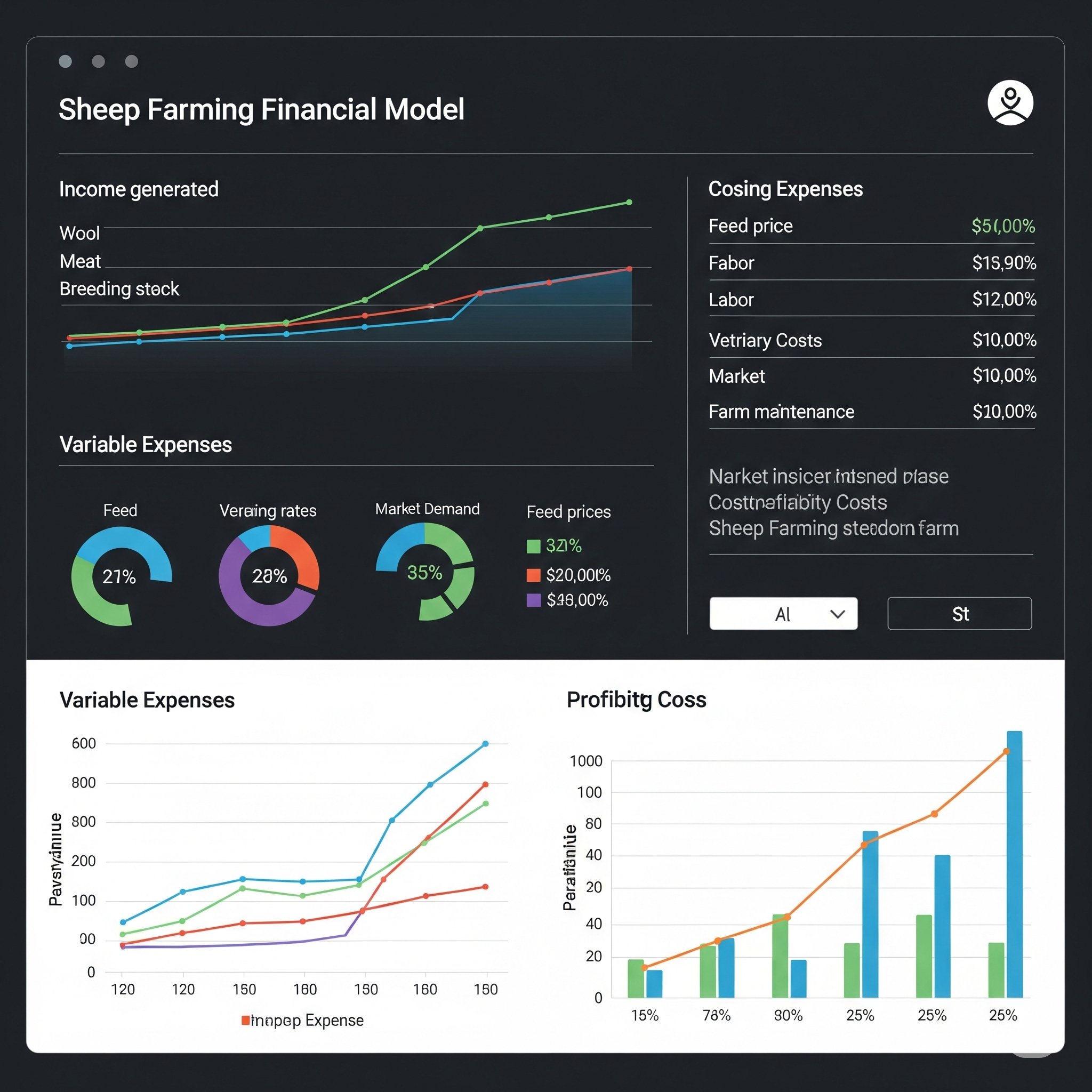 Sheep Farming Financial Model