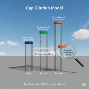 Cap Table Dilution Model